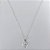 GARGANTILHA FOLHEADA A PRATA COM 50 MILÉSIMOS + VERNIZ DIAMOND CORRENTE CADEADO 45CM PINGENTE CORAÇÃO VAZADO 13MM FECHO LAGOSTA PRGG001181 - Imagem 1
