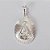 PINGENTE FOLHEADO A PRATA COM 50 MILÉSIMOS + VERNIZ DIAMOND PINGENTE MEDALHA OVAL NOSSA SRA APARECIDA 14X19MM PRPG000056 - Imagem 1