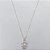 GARGANTILHA FOLHEADA A PRATA COM 50 MILÉSIMOS + VERNIZ DIAMOND CORRENTE VENEZIANA 42CM PINGENTE MENINA COM MICRO ZIRCÔNIAS CRISTAL 12MM FECHO LAGOSTA PRGG001189 - Imagem 1