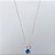 GARGANTILHA FOLHEADA A PRATA COM 50 MILÉSIMOS + VERNIZ DIAMOND CORRENTE SINGAPURA 42CM PINGENTE MENINO COM ZIRCÔNIA AZUL 8MM FECHO LAGOSTA PRGG001193 - Imagem 1