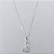 GARGANTILHA FOLHEADA A PRATA COM 50 MILÉSIMOS + VERNIZ DIAMOND CORRENTE VENEZIANA 42CM PINGENTE GATINHO COM ZIRCÔNIA CRISTAL 6MM FECHO LAGOSTA PRGG001195 - Imagem 1