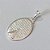 PINGENTE FOLHEADO A PRATA COM 50 MILÉSIMOS + VERNIZ DIAMOND PINGENTE MEDALHA OVAL NOSSA SRA APARECIDA 20X13MM PRPG000057 - Imagem 2