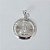 PINGENTE FOLHEADO A PRATA COM 50 MILÉSIMOS + VERNIZ DIAMOND PINGENTE MEDALHA NOSSA SRA APARECIDA 17MM PRPG000058 - Imagem 1