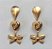 BRINCO FOLHEADO A OURO COM 5 MILÉSIMOS + VERNIZ DIAMOND BRINCO COM PINO CORAÇÃO DETALHE VAZADO E LACINHO - TAMANHO 45MM (OURO012) - OUBR000084 - Imagem 1