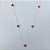 GARGANTILHA FOLHEADA A PRATA COM 50 MILÉSIMOS + VERNIZ DIAMOND CORRENTE 50CM TREVO ROSA VIDRO 10MM PRGG001218 - Imagem 1