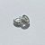 BRINCO FOLHEADO A PRATA COM 50 MILÉSIMOS + VERNIZ DIAMOND ARGOLA COM 3 FILEIRAS DE MICRO ZIRCÔNIAS 10MM PRBR000958 - Imagem 1