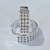 BRINCO FOLHEADO A PRATA COM 50 MILÉSIMOS + VERNIZ DIAMOND ARGOLA COM 3 FILEIRAS DE MICRO ZIRCÔNIAS 18MM PRBR000960 - Imagem 2