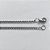 CORRENTE EM AÇO INOXIDÁVEL - TAMANHO 50CM - LARGURA 2,4MM - FECHO LAGOSTA - COMPOSIÇÃO: AÇO INOXIDÁVEL ACCR000100 - Imagem 2
