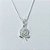 GARGANTILHA FOLHEADA A PRATA COM 50 MILÉSIMOS + VERNIZ DIAMOND CORRENTE VENEZIANA COM PINGENTE LIBÉLULA COM MICRO ZIRCÔNIA 10MM PRGG001228 - Imagem 2