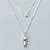 GARGANTILHA FOLHEADA A PRATA COM 50 MILÉSIMOS + VERNIZ DIAMOND CORRENTE VENEZIANA MENINA 11MM PRGG001234 - Imagem 1