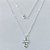 GARGANTILHA FOLHEADA A PRATA COM 50 MILÉSIMOS + VERNIZ DIAMOND CORRENTE CADEADO PINGENTE MENINA 13MM PRGG001240 - Imagem 1