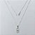 GARGANTILHA FOLHEADA A PRATA COM 50 MILÉSIMOS + VERNIZ DIAMOND CORRENTE VENEZIANA 45CM PINGENTE GATINHO COM MICRO ZIRCÔNIA 8MM PRGG001257 - Imagem 1