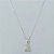 GARGANTILHA FOLHEADA A PRATA COM 50 MILÉSIMOS + VERNIZ DIAMOND CORRENTE VENEZIANA 45CMM+ EXTENSOR CORAÇÃO COM MICRO ZIRCÕNIAS 13M PRGG001267 - Imagem 1