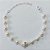 PULSEIRA FOLHEADA A PRATA COM 50 MILÉSIMOS + VERNIZ DIAMOND 16CM + EXTENSOR PÉROLAS E CRISTAIS PRPS000981 - Imagem 1