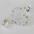 BRINCO FOLHEADO A PRATA COM 50 MILÉSIMOS + VERNIZ DIAMOND PINO CORAÇÃO TODO CRAVEJADO COM MICRO ZIRCÔNIA CRISTAIS 14MM PRBR001006 - Imagem 2