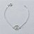 PULSEIRA FOLHEADA A PRATA COM 50 MILÉSIMOS + VERNIZ DIAMOND 13CM COM PINGENTE NOSSA SENHORA APARECIDA VAZADA + EXTENSOR PRPS000985 - Imagem 1