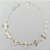 PULSEIRA FOLHEADA A PRATA COM 50 MILÉSIMOS + VERNIZ DIAMOND 19CM TREVOS PRATAS 13MM + EXTENSOR PRPS000994 - Imagem 1