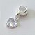 BERLOQUE FOLHEADO A PRATA COM 50 MILÉSIMOS + VERNIZ DIAMOND ZIRCÔNIA FORMATO CORAÇÃO 8MM (UNIDADE) PRBQ000158 - Imagem 2