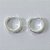 BRINCO FOLHEADO A PRATA COM 50 MILÉSIMOS + VERNIZ DIAMOND ARGOLA COM 1 FILEIRA DE MICRO ZIRCÔNIAS 15MM PRBR001025 - Imagem 1