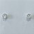 BRINCO FOLHEADO A PRATA COM 50 MILÉSIMOS + VERNIZ DIAMOND REDONDO CRISTAL 6MM PRBR001045 - Imagem 1