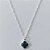 GARGANTILHA FOLHEADA A PRATA COM 50 MILÉSIMOS + VERNIZ DIAMOND CORRENTE TREVO PRETO VIDRO 13MM PRGG001314 - Imagem 1