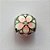 BERLOQUE EM AÇO INOXIDÁVEL 316L REDONDO COM FLORES E ZIRCÔNIAS 17MM (BQ002169) - COMPOSIÇÃO 100% AÇO INOXIDÁVEL - AÇO1085 ACBQ000044 - Imagem 1