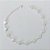 PULSEIRA FOLHEADA A PRATA COM 50 MILÉSIMOS + VERNIZ DIAMOND 20CM FORMATO TREVO EM PÉROLAS FECHO LAGOSTA PRPS001002 - Imagem 1