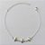 PULSEIRA FOLHEADA A PRATA COM 50 MILÉSIMOS + VERNIZ DIAMOND 17CM CONCHAS PRPS001008 - Imagem 1