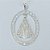 PINGENTE FOLHEADO A PRATA COM 50 MILÉSIMOS + VERNIZ DIAMOND PINGENTE NOSSA SENHORA APARECIDA VAZADA 28X40MM PRPG000064 - Imagem 1