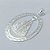 PINGENTE FOLHEADO A PRATA COM 50 MILÉSIMOS + VERNIZ DIAMOND PINGENTE NOSSA SENHORA APARECIDA VAZADA 28X40MM PRPG000064 - Imagem 2
