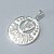 PINGENTE FOLHEADO A PRATA COM 50 MILÉSIMOS + VERNIZ DIAMOND PINGENTE PALMEIRAS 22MM PRPG000067 - Imagem 2
