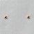 BRINCO FOLHEADO A OURO - BANHADO COM 5 MILÉSIMOS + VERNIZ DIAMOND - BRINCO DE PINO PARA RECÉM NASCIDO BOLINHA 2MM (OURO064) OUBR000124 - Imagem 1