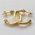 BRINCO FOLHEADO A OURO - BANHADO COM 5 MILÉSIMOS + VERNIZ DIAMOND - BRINCO DE ARGOLA 19MM (OURO076) OUBR000132 - Imagem 2