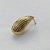 BRINCO FOLHEADO A OURO - BANHADO COM 5 MILÉSIMOS + VERNIZ DIAMOND - BRINCO DE TRIO FORMATO CONCHA 13/15/18MM (OURO084) OUBR000135 - Imagem 2