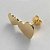BRINCO FOLHEADO A OURO - BANHADO COM 5 MILÉSIMOS + VERNIZ DIAMOND - BRINCO DE PINO COM DOIS CORAÇÕES 10X18MM (OURO080) OUBR000137 - Imagem 2