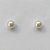 BRINCO FOLHEADO A OURO - BANHADO COM 5 MILÉSIMOS + VERNIZ DIAMOND - BRINCO DE PINO PÉROLA 5MM (OURO087) OUBR000142 - Imagem 1