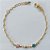PULSEIRA FOLHEADA A OURO - BANHADO COM 5 MILÉSIMOS + VERNIZ DIAMOND - PULSEIRA INFANTIL COM DUAS ESTRELINHAS - TAMANHOS: 13CM + EXTENSOR (OURO093) OUPS000034 - Imagem 1