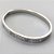 PULSEIRA (BRACELETE) EM AÇO INOXIDÁVEL - BRACELETE ESTILO CARTIER COM BRILHOS - COMPOSIÇÃO: AÇO INOXIDÁVEL (ACO1195) ACPS000547 - Imagem 2