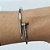 PULSEIRA (BRACELETE) EM AÇO INOXIDÁVEL - BRACELETE PREGO COM TREVO - COMPOSIÇÃO: AÇO INOXIDÁVEL - (ACO1197) ACPS000550 - Imagem 1