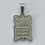 PINGENTE EM AÇO INOXIDÁVEL - PINGENTE EM AÇO INOXIDÁVEL PLACA COM PALAVRA JESUS 12X17MM - ACPG000069 - Imagem 1