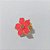 BRINCO FOLHEADO A OURO - BANHADO COM 5 MILÉSIMOS + VERNIZ DIAMOND - BRINCO DE PINO FLOR ROSA 17MM - OUBR000158 - Imagem 2