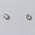 BRINCO FOLHEADO A OURO - BANHADO COM 5 MILÉSIMOS + VERNIZ DIAMOND - BRINCO DE PINO ZIRCÔNIA 5MM OURO118- OUBR000162 - Imagem 1