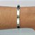 PULSEIRA (BRACELETE) EM AÇO INOXIDÁVEL - BRACELETE COM CORAÇÕES VAZADOS - ACPS000554 - Imagem 1
