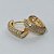 BRINCO FOLHEADO A OURO - BANHADO COM 5 MILÉSIMOS + VERNIZ DIAMOND - BRINCO DE TRIO ARGOLA CORAÇÃO CRAVEJADO EM MICROS ZIRCÔNIAS 7/9/12MM - (OURO175) OUBR000174 - Imagem 2