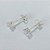 BRINCO FOLHEADO A PRATA COM 50 MILÉSIMOS + VERNIZ DIAMOND ZIRCÔNIA CRISTAL FORMATO CORAÇÃO 6MM PRBR001070 - Imagem 2