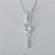 GARGANTILHA FOLHEADA A PRATA COM 50 MILÉSIMOS + VERNIZ DIAMOND CORRENTE VENEZIANA 42CM ZIRCÔNIA FORMATO CORAÇÃO  7MM PRGG001354 - Imagem 2