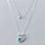 GARGANTILHA FOLHEADA A PRATA COM 50 MILÉSIMOS + VERNIZ DIAMOND CORRENTE VENEZIANA 45CM CORAÇÃO VAZADO COM MICRO ZIRCÔNIAS E ZIRCÔNIA VERDE 16MM PRGG001356 - Imagem 1