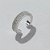 BRINCO FOLHEADO A PRATA COM 50 MILÉSIMOS + VERNIZ DIAMOND EAR CUFF COM ZIRCÔNIAS 13MM (UNIDADE) PRBR001080 - Imagem 2