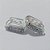 BRINCO FOLHEADO A PRATA COM 50 MILÉSIMOS + VERNIZ DIAMOND BRINCO DE ARGOLA COM TRAVA COM 5 FILEIRAS DE MICRO ZIRCÔNIAS COLORIDAS 15MM PRBR001089 - Imagem 2