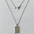 GARGANTILHA EM AÇO INOXIDÁVEL - (AÇO012) GARGANTILHA COM PINGENTE JESUS É O DONO DO LUGAR 12X19MM - COMPRIMENTO: 50CM - FECHO LAGOSTA - (AÇO1288) ACGG000208 - Imagem 1